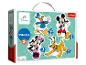 Disney Puzzle von Trefl: Micky, Minnie, Donald und Pluto.