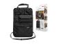REER TravelKid Tidy rPET schwarzer Autorücksitz-Organizer mit Verpackung.