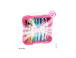 KLEIN Barbie-Vitrinenkoffer mit leuchtendem Logo für 4 Puppen.