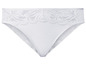 Weiße Slip mit Spitze