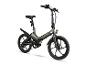 SachsenRad Klapp-E-Bike in Dunkelgrau mit grünen Akzenten