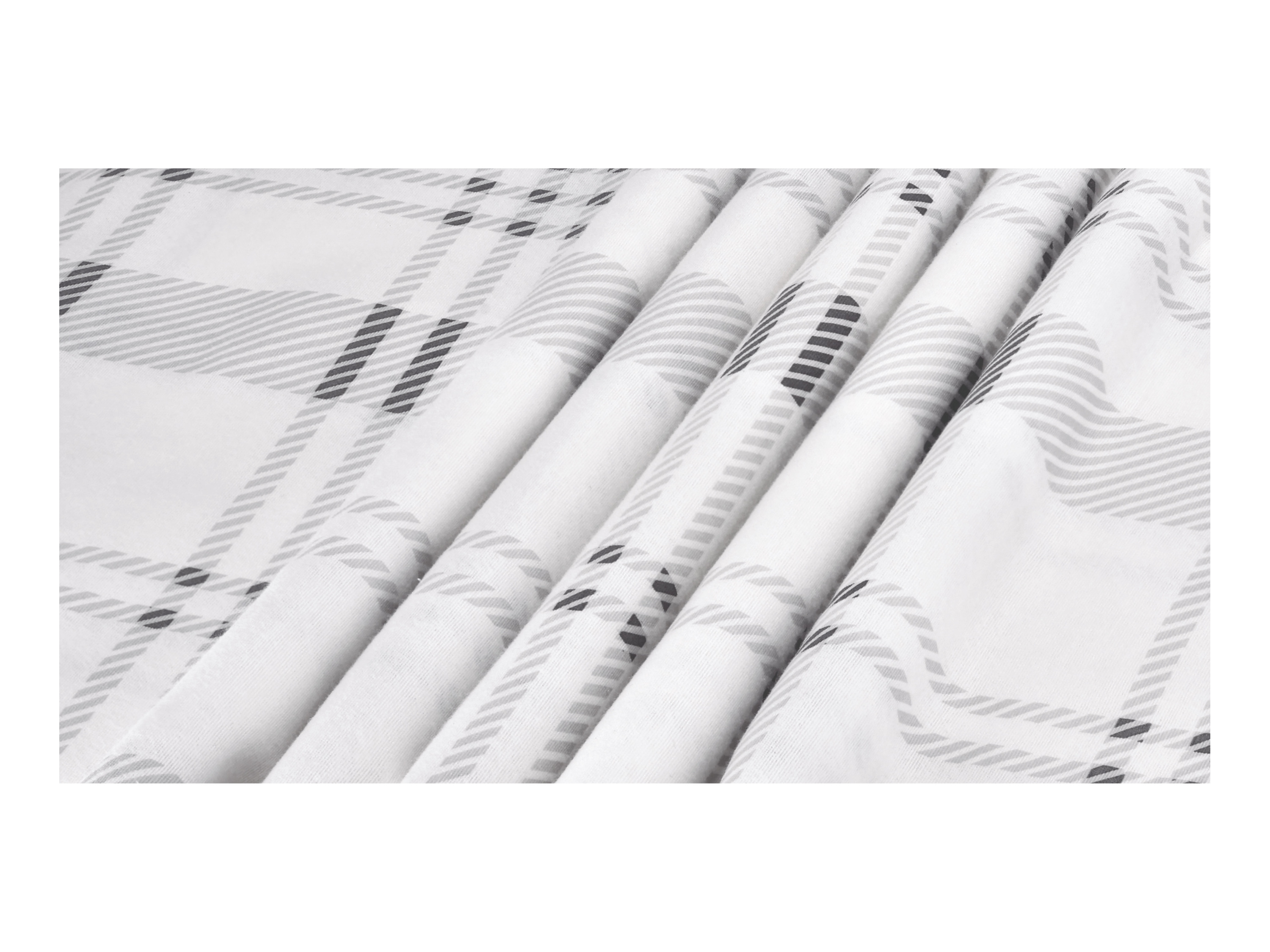 LIVARNO® Feinbiber-Bettwäsche, 200 x 220 cm (kariert) – Bild 3 von 4
