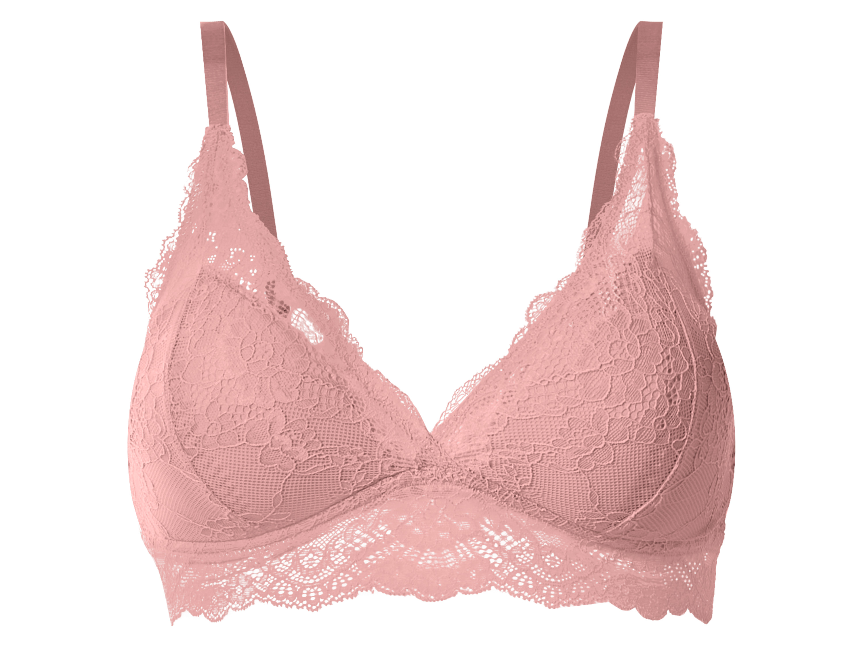 ESMARA® Damen Bustier mit Spitze (Pink, M(40/42))