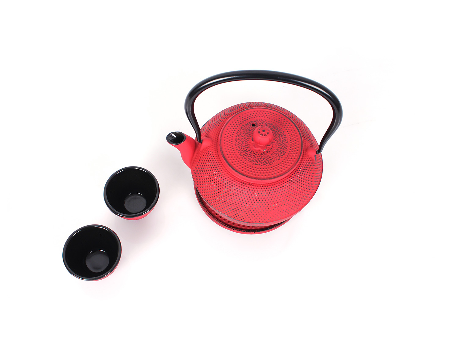 Thumbnail - ECHTWERK Teeservice aus Gusseisen (Rot, 1,1L)