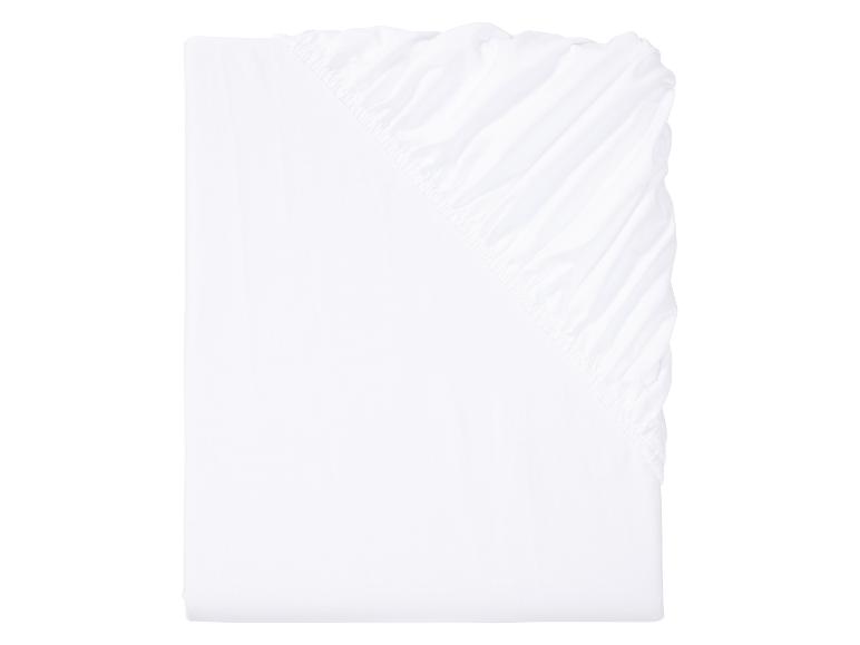 Satin-Spannbettlaken, 180-200 x 200 cm