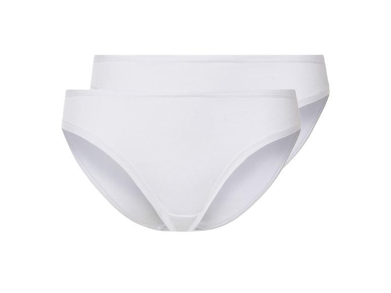 Zwei Paar weiße Slips.