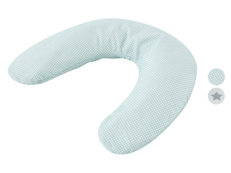 U-förmiges Kissen mit Dreiecksmuster für Babys