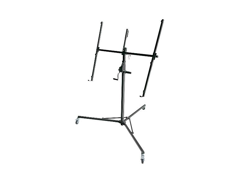 Schwarzer Gipskartonlift auf Rollen