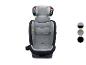 Fillikid Kindersitz, grau und schwarz, mit Seitenaufprallschutz.