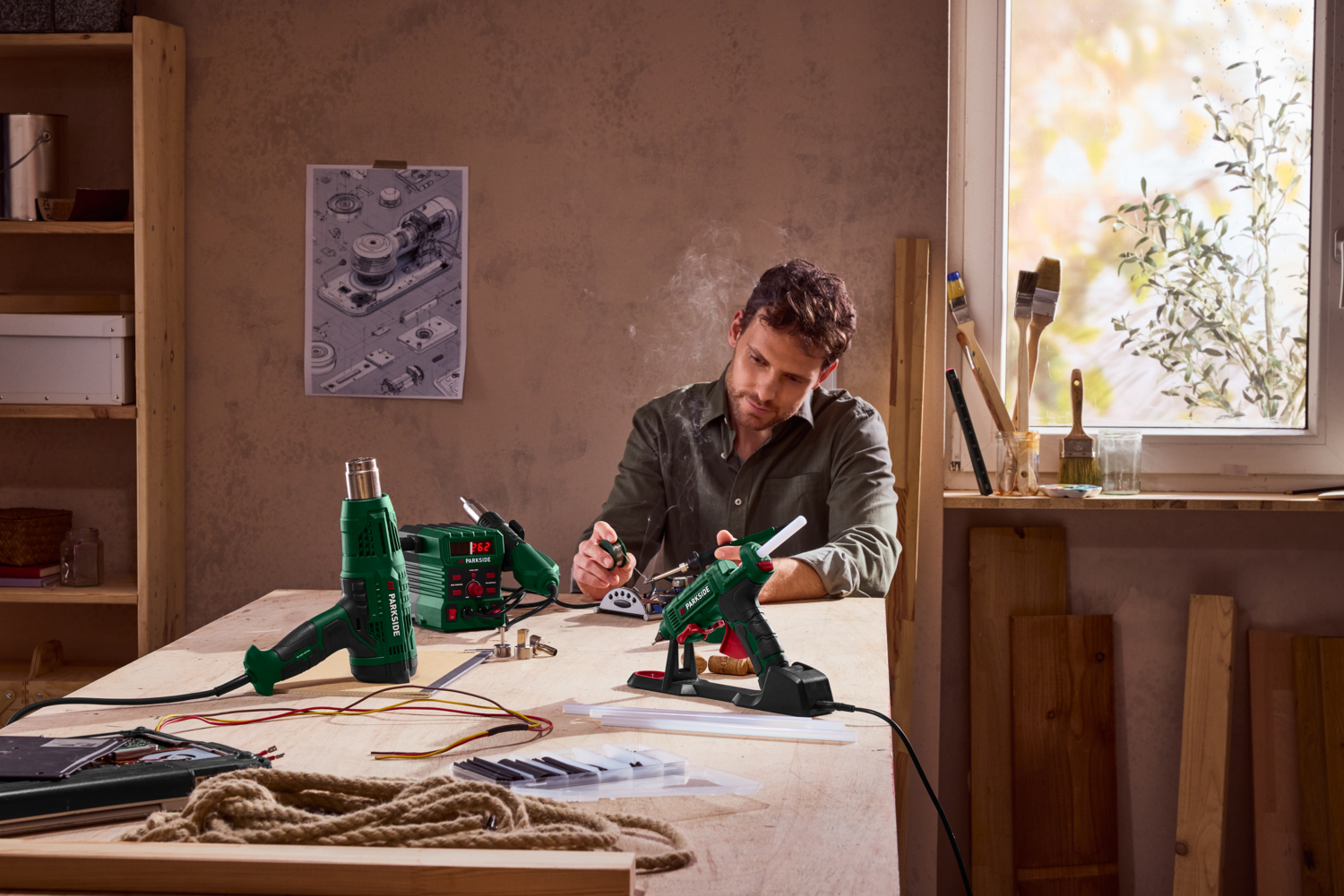 Thumbnail - PARKSIDE® Digital Heißluftgebläse »PHLGD 2000 D5«