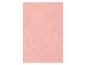 Hellrosa Handtuch mit Frotteestruktur.