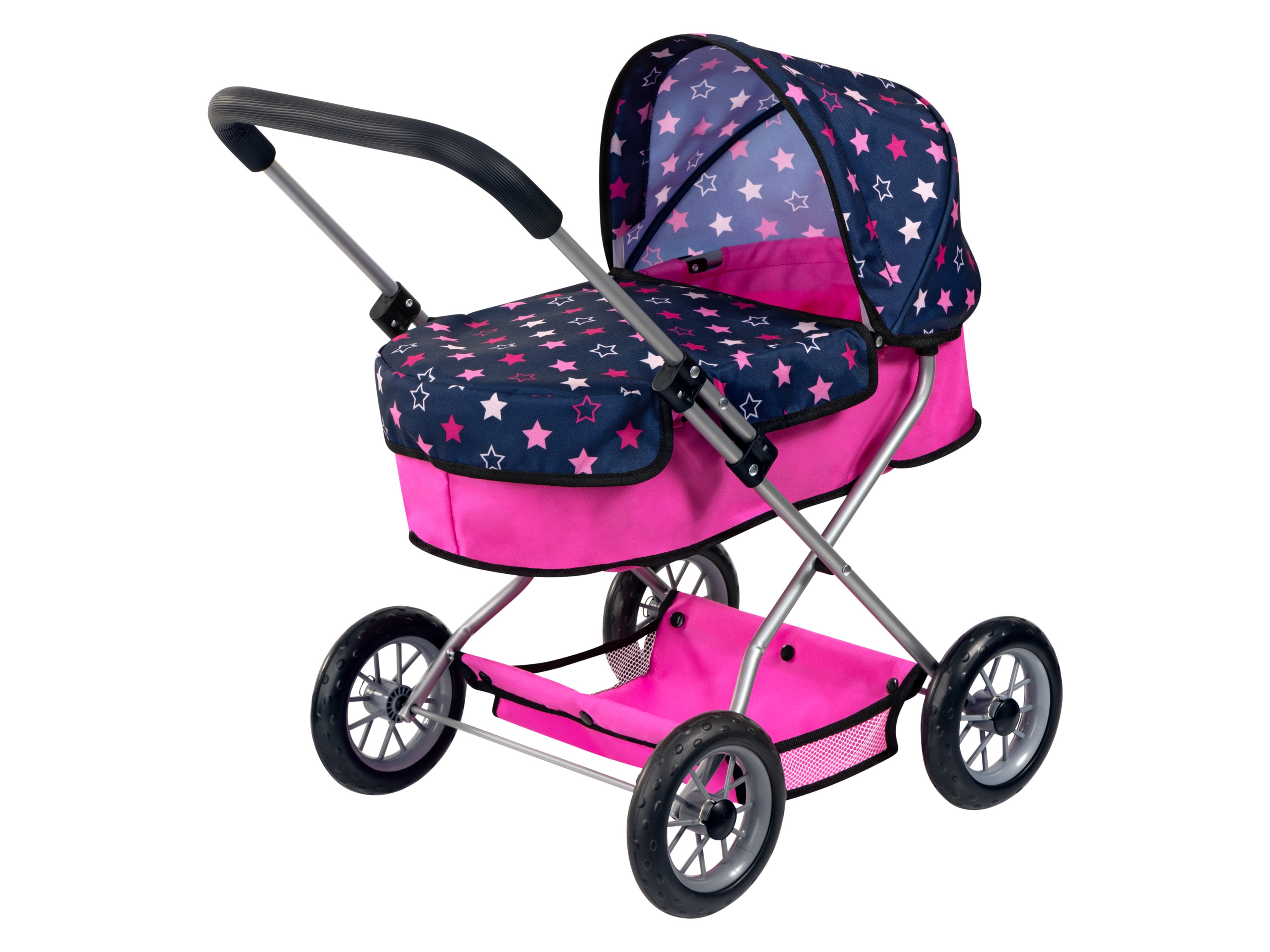 Bayer Design Puppenwagen / Puppenbett (Puppenwagen)““ | für Puppen bis 46 cm Bayer Design Puppenwagen Smarty ist ein schöner Puppenwagen in einer modernen, frischen Farbe und bietet Platz für Puppen bis 46 cm. Im integrierten Einkaufskorb kann alles mitgenommen werden, was für einen Ausflug mit der Puppe oder dem Plüschtier gebraucht wird. Durch die Wannenabdeckung sind die kleinen Lieblinge auch perfekt vor Sonne oder Wind geschützt. Schieberhöhe ca. 56 cm. Lieferung erfolgt in hübscher Geschenkverpackung und inklusive Puppenwagentasche, Schnuller und Essgeschirr mit Teller, Gabel und Löffel. Bayer Design Puppen-Zubehörset: Tolles Zubehör-Set bestehend aus Puppen-Hochstuhl, Latz, Tasche und Reisebett. Im Puppenhochstuhl (Maße ca. 39 x 28 x 66 cm) kann die Lieblingspuppe mit Hilfe des integrierten Esstabletts bequem gefüttert werden. Im passenden Design ist das Lätzchen für viel Spielspaß dabei. Das schöne Reisebett für Puppen (Maße ca. 44 x 26 x 28 cm) ist ein absolutes Highlight im Kinderzimmer oder für unterwegs. Es lässt sich platzsparend zusammenlegen, wenn es nicht mehr benötigt wird. Hier können Puppen bis zu 46 cm schlafen gelegt werden. In die farblich passende Schultertasche können zudem alle wichtigen Puppenutensilien verstaut werden. Verpackt in hübscher Geschenkverpackung Produktmerkmale table{width:100%