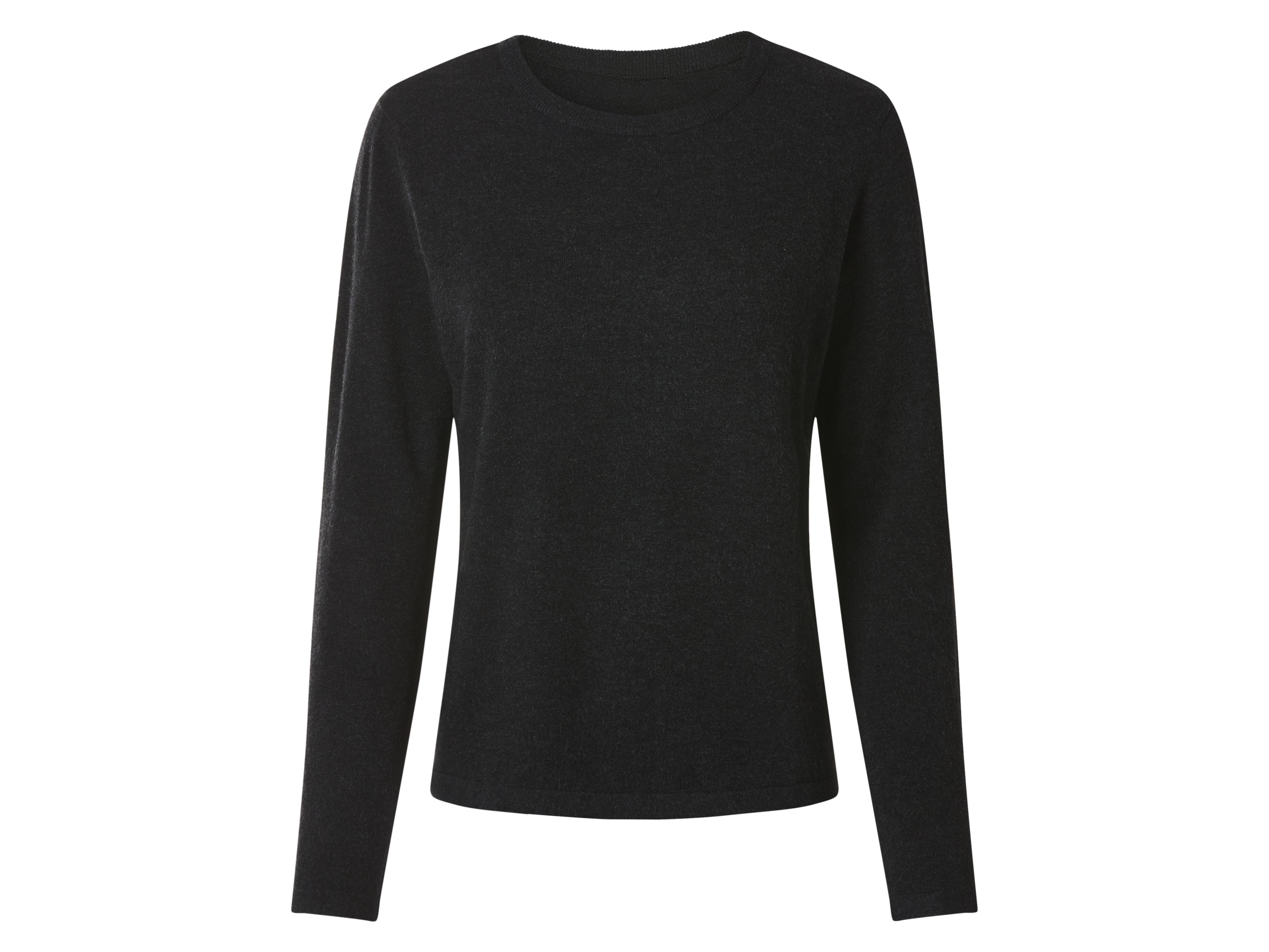 ESMARA® Damen Pullover Feinstrick (Schwarz, L (44/46))