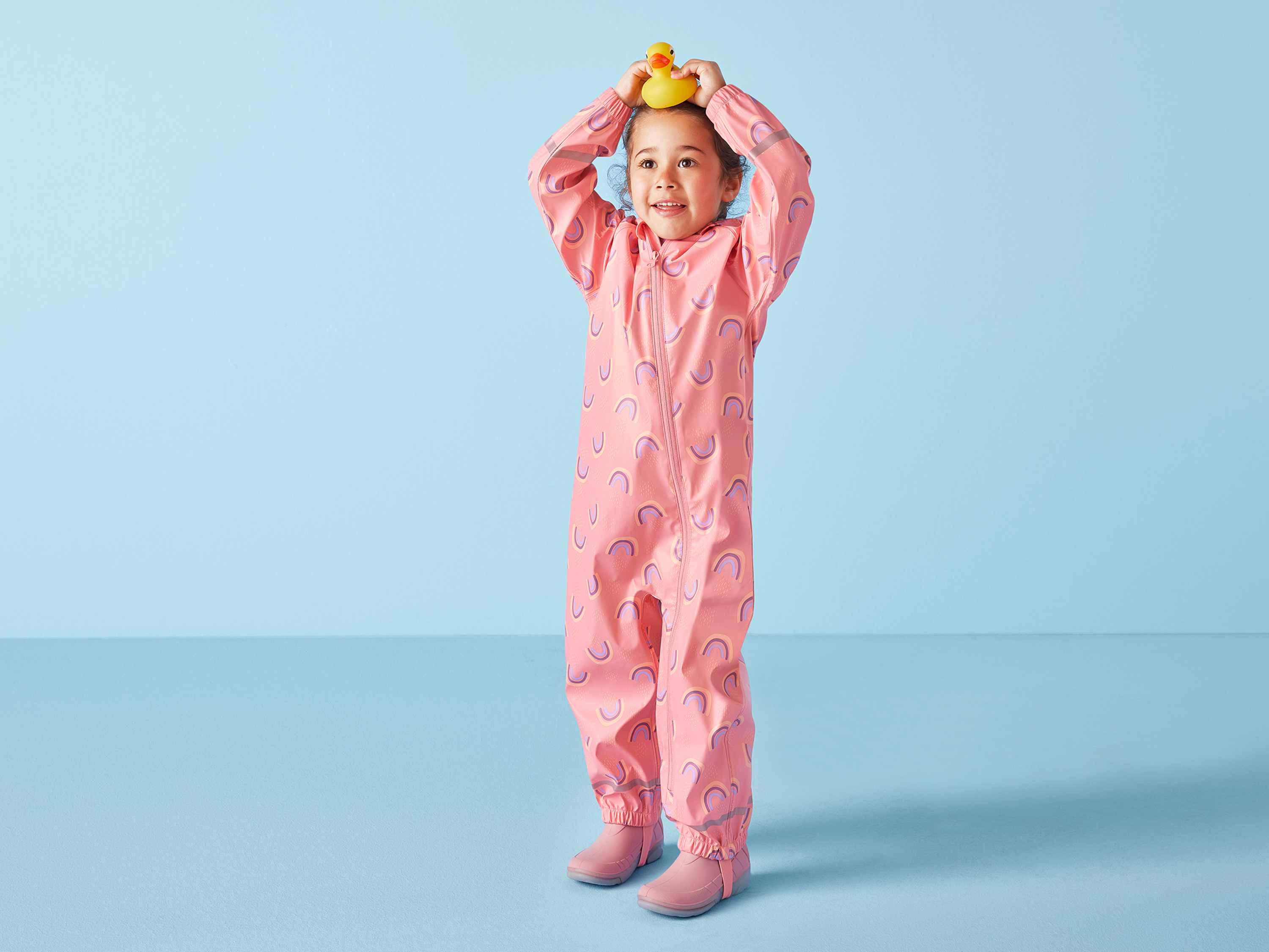 LUPILU® Baby / Kleinkinder Mädchen Overall Matsch und Buddel (Rosa, 110/116) – Bild 2 von 4