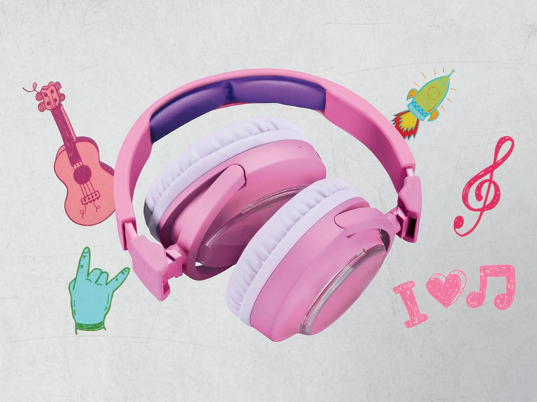 Gehe zu Vollbildansicht: SILVERCREST Kinder Bluetooth®-On-Ear-Kopfhörer »Rhythm Kids« - Bild 18
