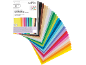 Farbiger Fotokarton-Block mit 25 Blatt, 270 g/m², für Bastelarbeiten, 24 x 34 cm.