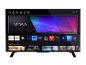 Smart-TV mit Startbildschirm, Streaming-Apps und empfohlenen Sendungen.