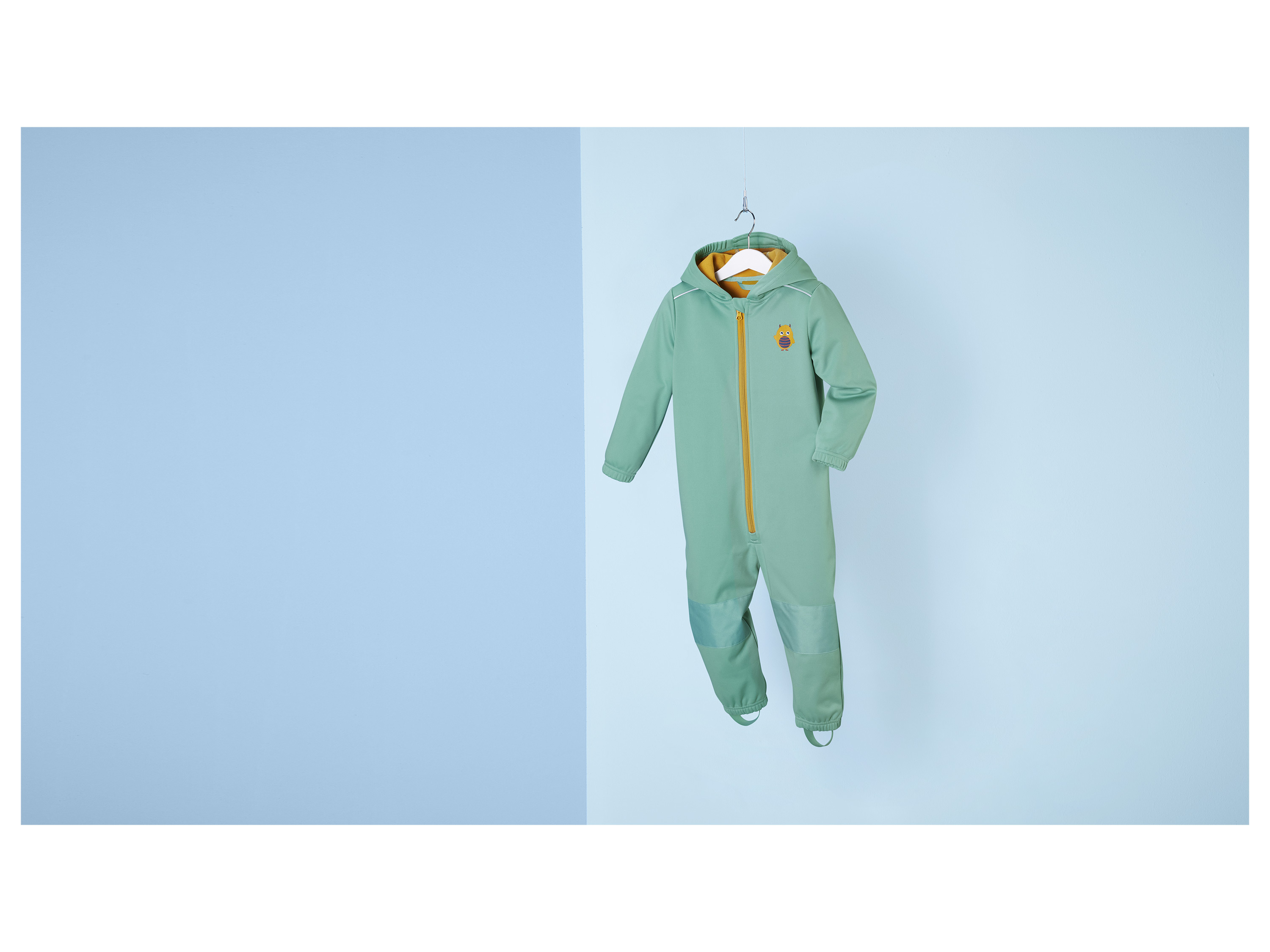 LUPILU® Baby/ Kinderkinder Jungen Overall Softshell Matsch- und Buddel (Petrol, 110/116) – Bild 2 von 4