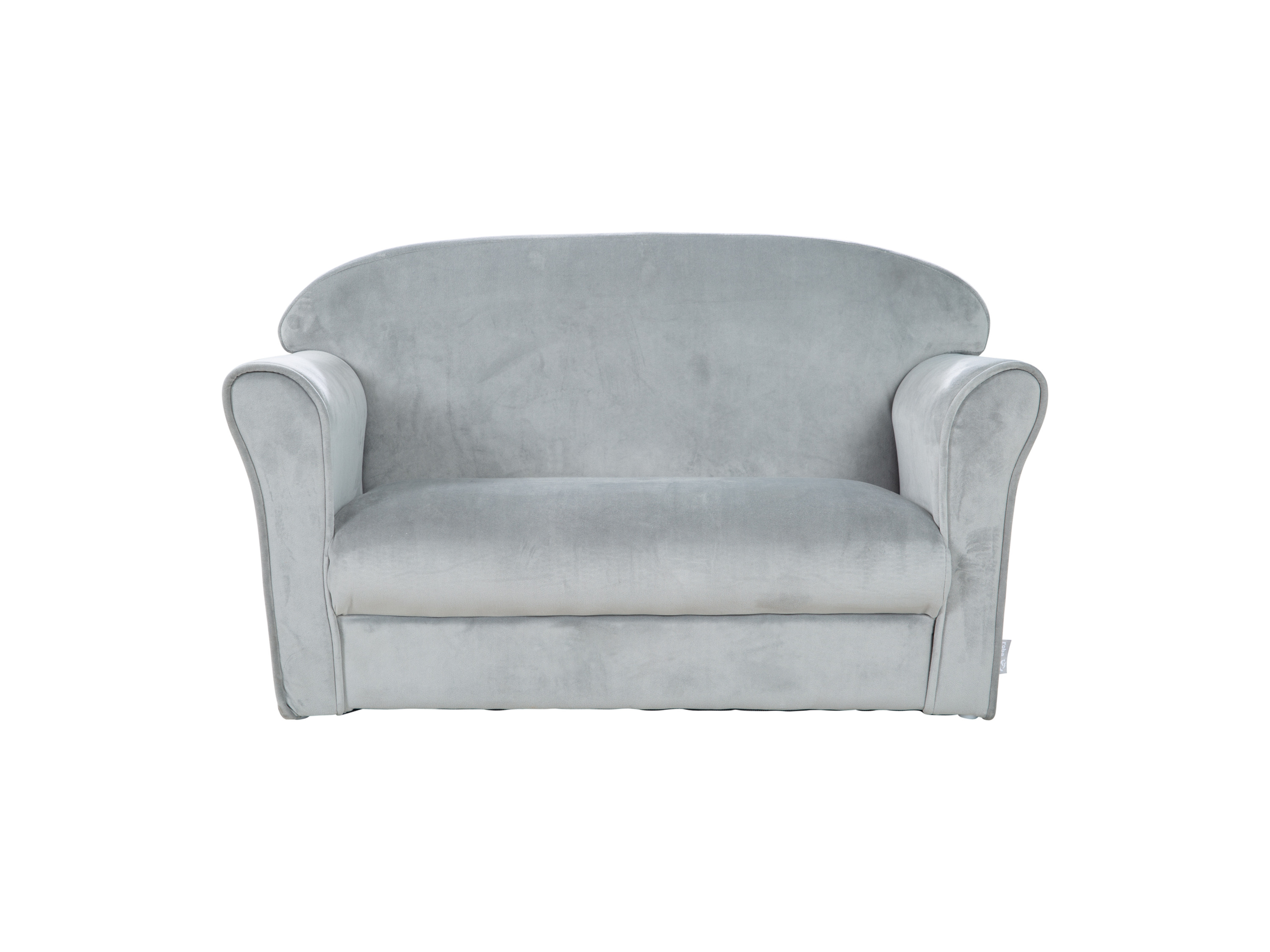 Thumbnail - roba Kindersofa, 2-Sitzer (mit Armlehne, Grau)
