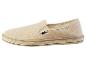 Beige Espadrilles aus Canvas.