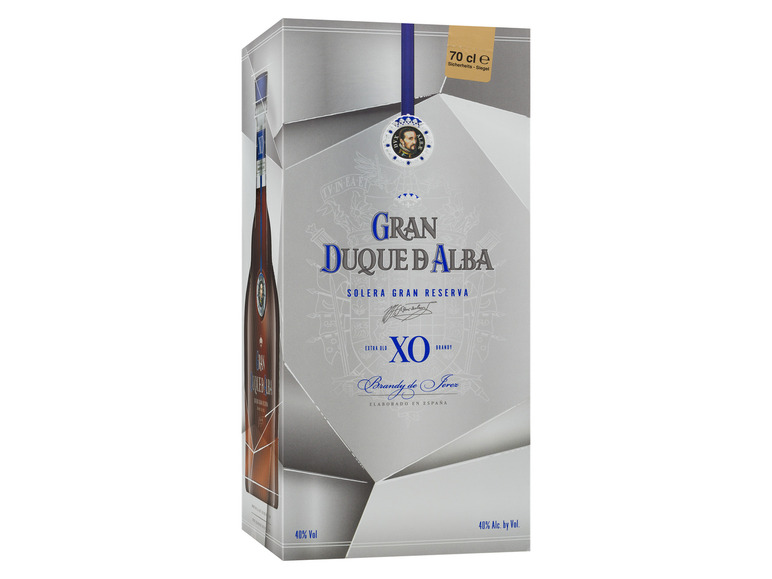 Gehe zu Vollbildansicht: GRAN DUQUE d'Alba Solera Gran Reserva XO Brandy de Jerez 40% Vol - Bild 3