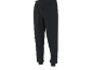 Schwarze Jogginghose für Herren, mit Kordelzug in der Taille und Bündchen an den Knöcheln.