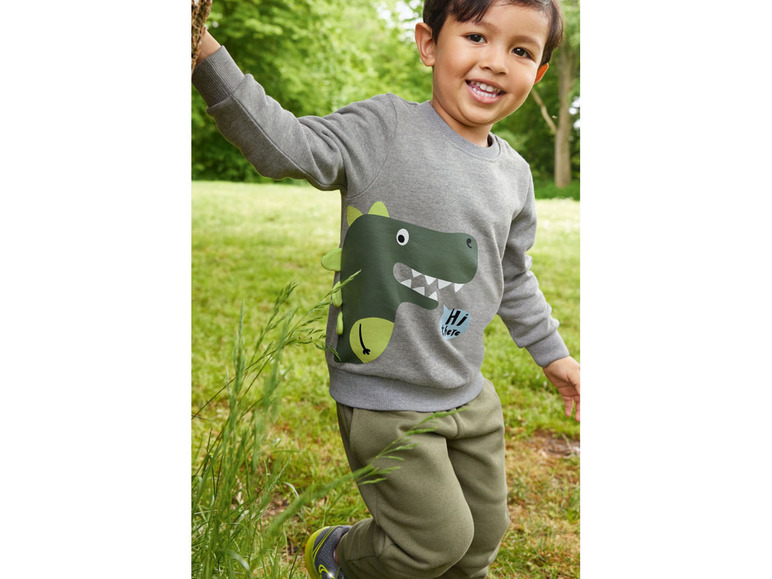 Gehe zu Vollbildansicht: lupilu® Kleinkinder Jungen Sweatpullover mit angerauter Innenseite - Bild 6