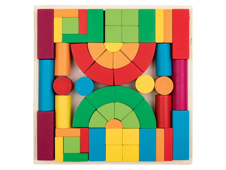 Gehe zu Vollbildansicht: Playtive Holz Regenbogen-Sets, nach Montessori-Art - Bild 13