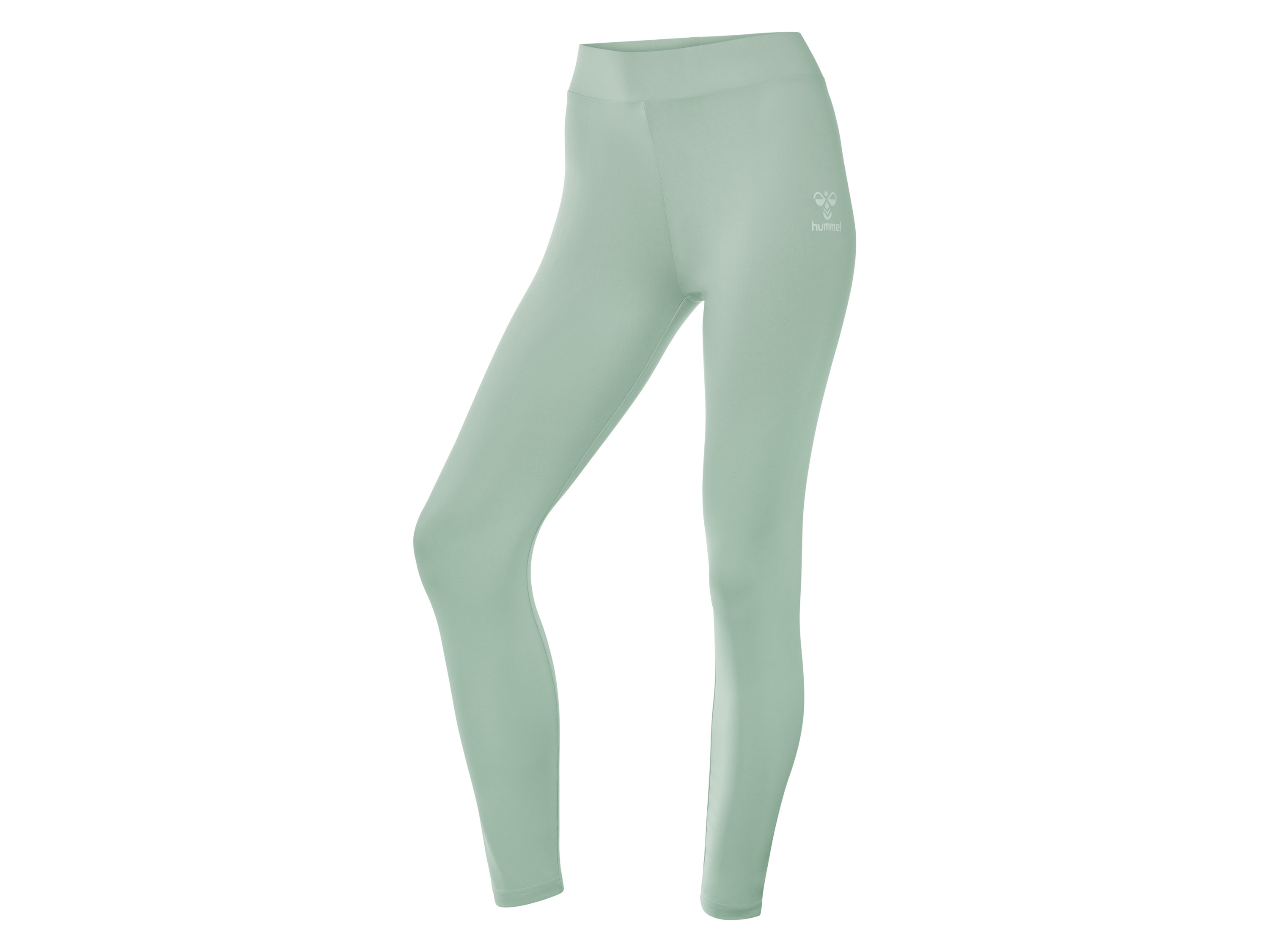Hummel Damen Funktionstights hmlMOTION 2.0 (Mint, L)““ | hummel Logo vorne links