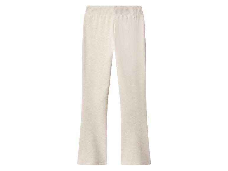 Beige Damen-Jogginghose mit geradem Bein