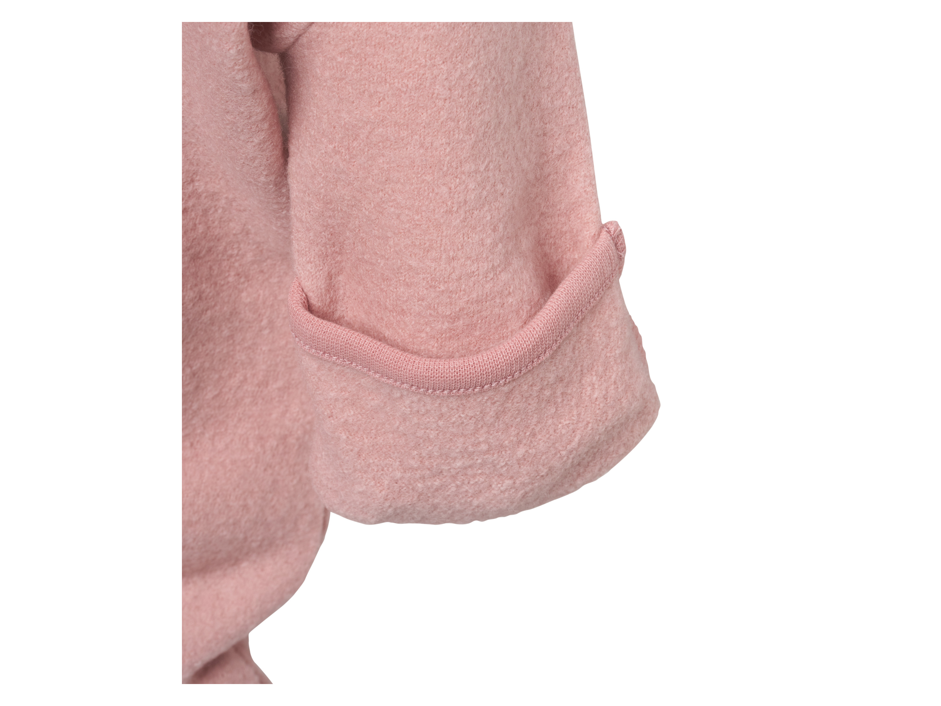 LUPILU® Premium Baby Wollwalk-Overall (Rosa, 74/80) – Bild 4 von 4