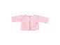 Rosa gesteppte Babyjacke mit langen Ärmeln und Taschen