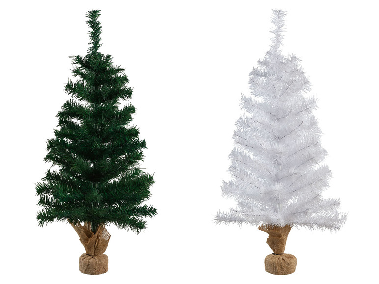 Gehe zu Vollbildansicht: LIVARNO home Künstlicher Weihnachtsbaum, im Jutebeutel - Bild 1