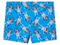 Blaue Kinder-Badeshorts mit Cartoon-Charakter-Print