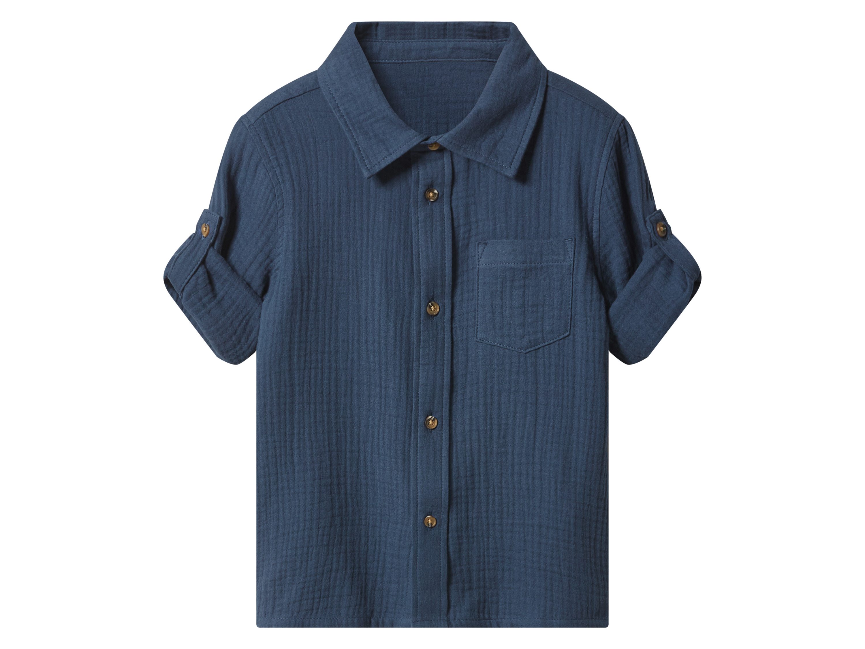 Thumbnail - lupilu® Kleinkinder Jungen Hemd (Dunkelblau, 110/116)