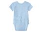 Hellblauer Baby-Body mit kurzen Ärmeln