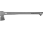 Schwarze Handbeil mit strukturiertem Griff und Schneidkopf.