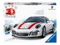 Ravensburger 3D-Puzzle Porsche 911 R mit funktionierenden Rädern.