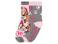 Grau-rosa Socken mit Skye von Paw Patrol, mit Anti-Rutsch-Punkten.