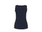 Dunkelblaues ärmelloses Damen-Top, Rückansicht