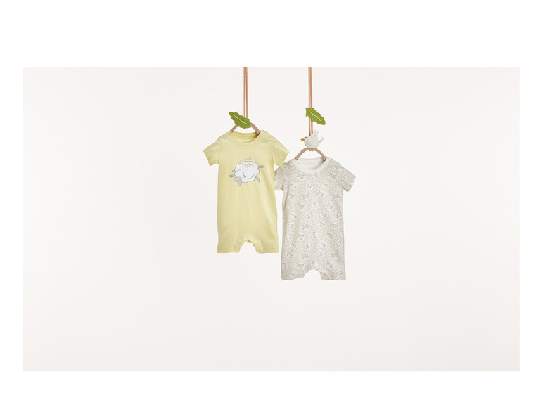 Gehe zu Vollbildansicht: lupilu® Baby Pyjama, 2 Stück, aus reiner Bio-Baumwolle - Bild 14