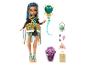 Monster High Cleo De Nile Puppe mit Zubehör, inklusive Tasche und Einladung.