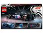 LEGO Speed Champions Alpine F1 Auto-Set 77248 mit Helm und Draufsicht.