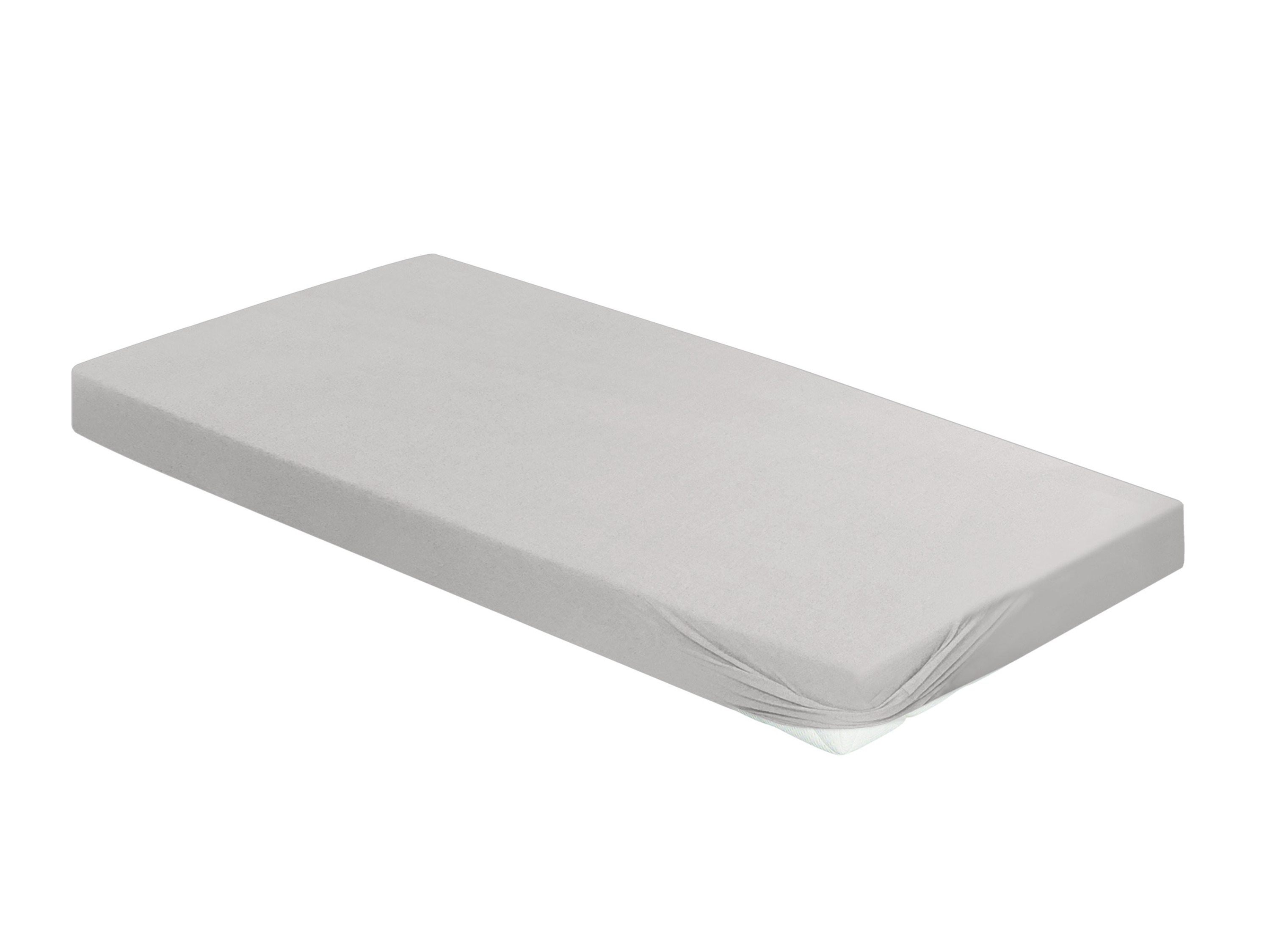 Thumbnail - Bierbaum Biber Spannbetttuch 1001 (11 silber, 180 x 200 cm)