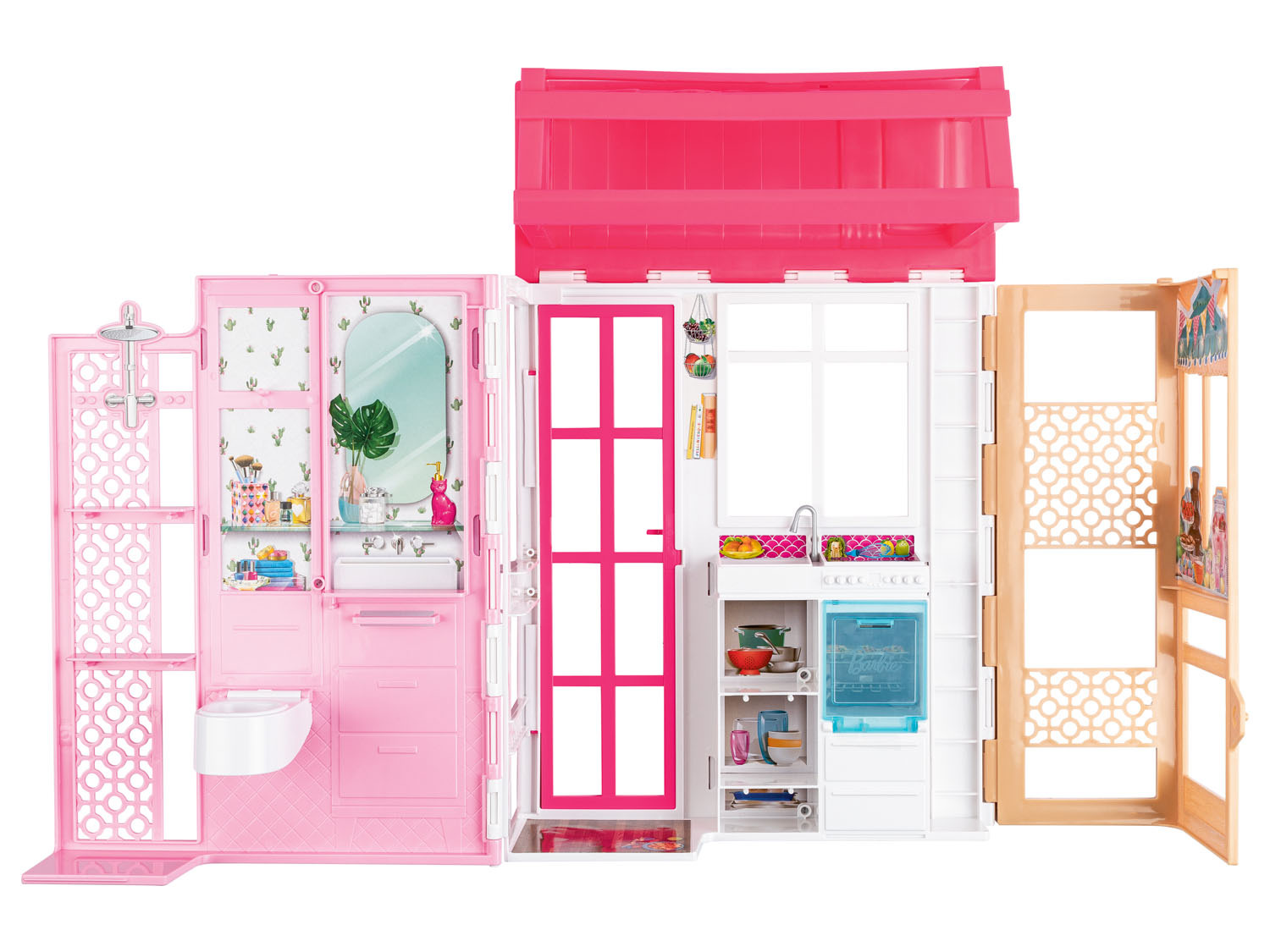 LIDL mit Möbeln Puppe, tragbar Barbie | Ferienhaus, und