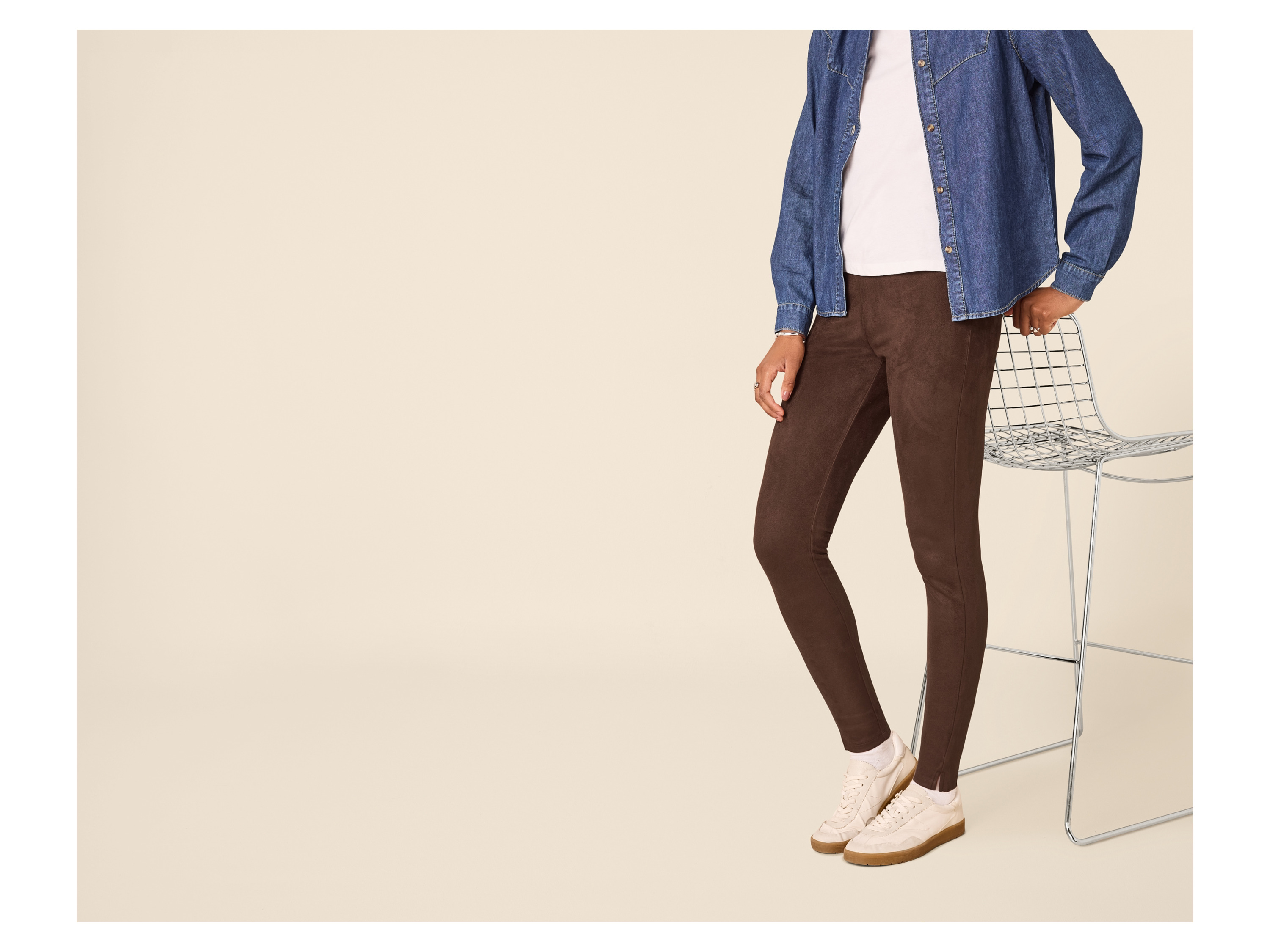 ESMARA® Damen Jeggings (Braun, M(40/42)) – Bild 2 von 3