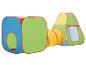 Buntes Spielzelt mit Tunnel für Kinder