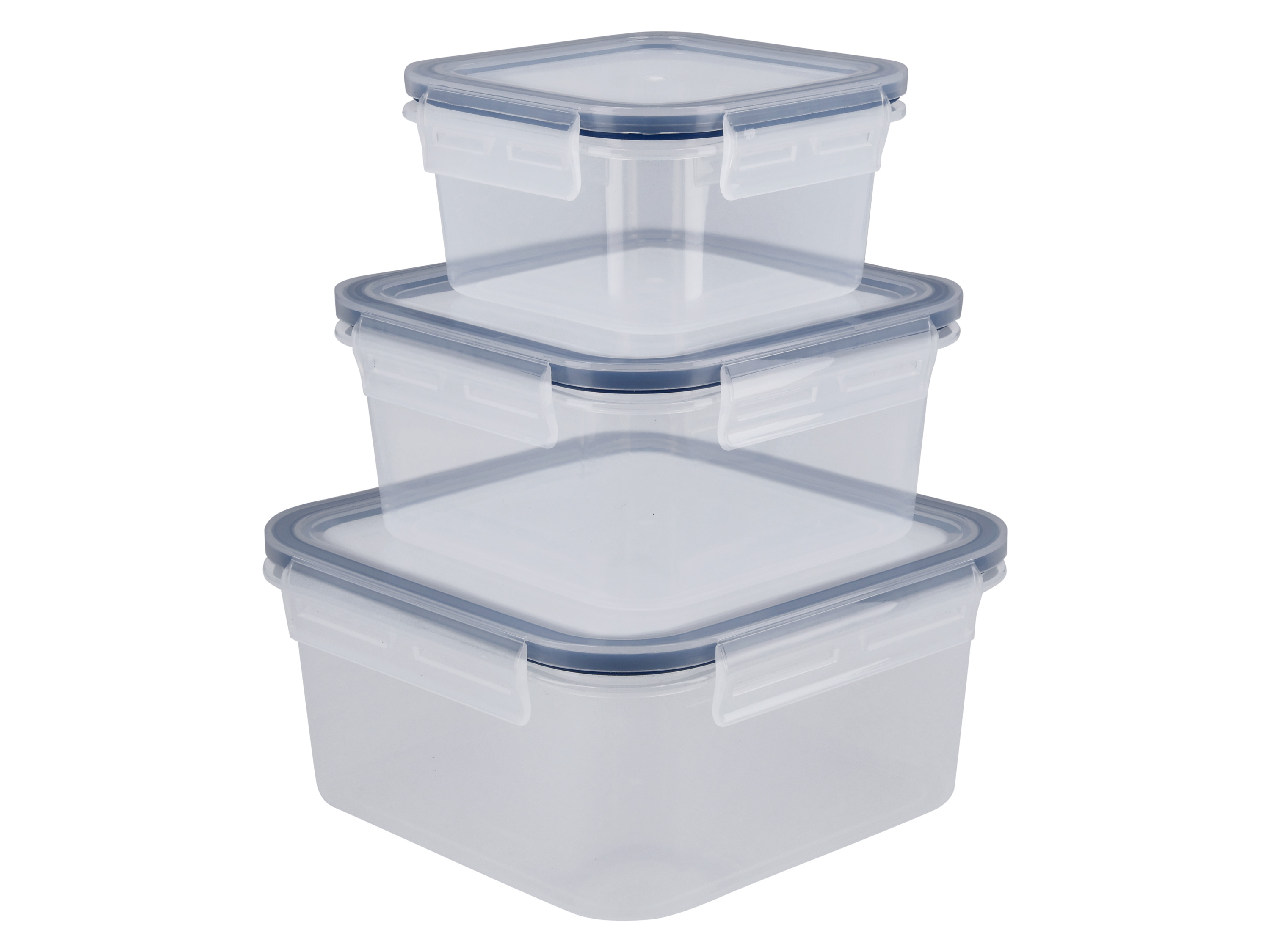 Thumbnail - SILVERCREST® Frischhaltedosen-Set, 6-teilig (quadratisch & rund)