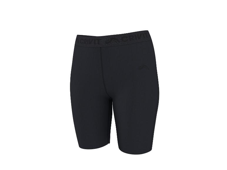 Schwarze Sporthose mit elastischem Bund und dezentem Logo