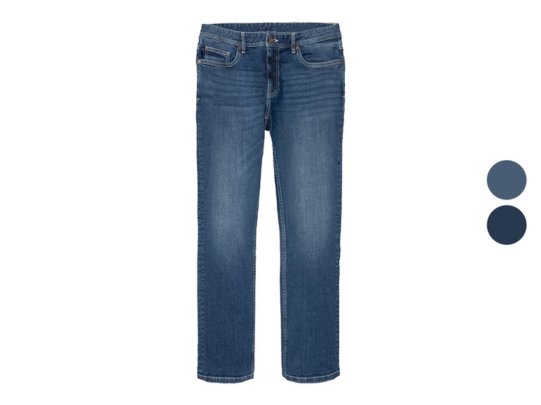 Gehe zu Vollbildansicht: LIVERGY® Herren Jeans, Straight Fit, mit hohem Baumwollanteil - Bild 1